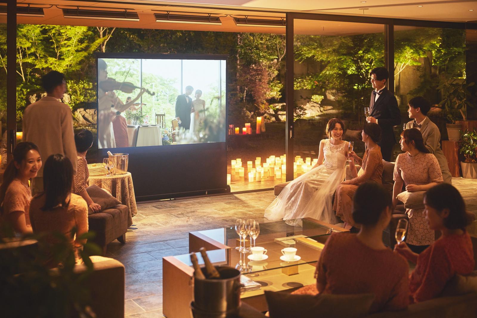 まるで映画のワンシーンのようなパーティタイム