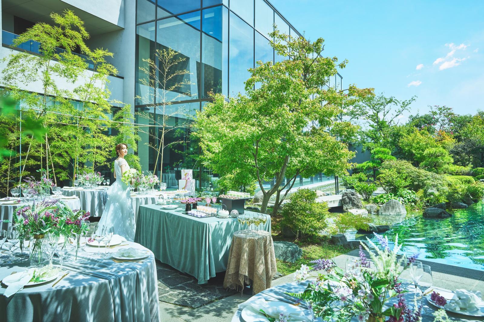 自然体でゲストと過ごす祝福のガーデンウエディング