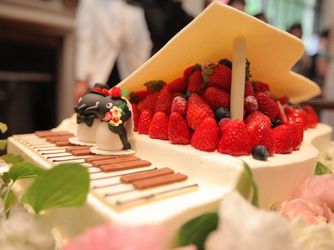 愛着のあるキャラクターなど、おふたりの希望をケーキにして表現☆