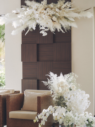 会場装飾もテーマに合わせて空間コーディネイト