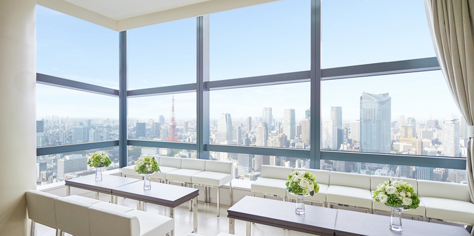 親族控室からも壮大な東京のシティビューを望めるので、眺望のプレゼントが叶う