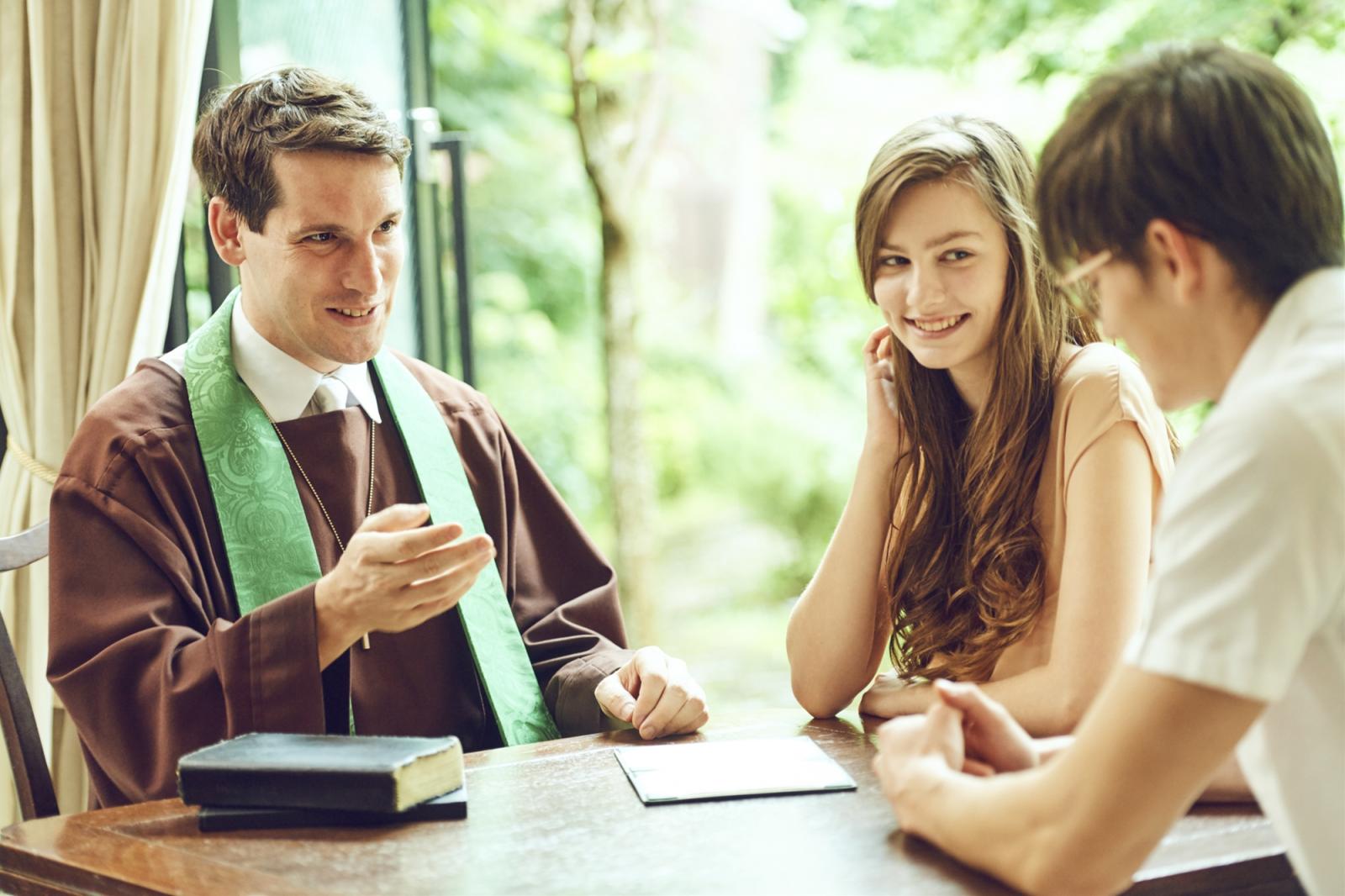 リラックスした雰囲気のなかでおこなわれるから、自然と緊張もほぐれていろんな話ができると卒花からも好評