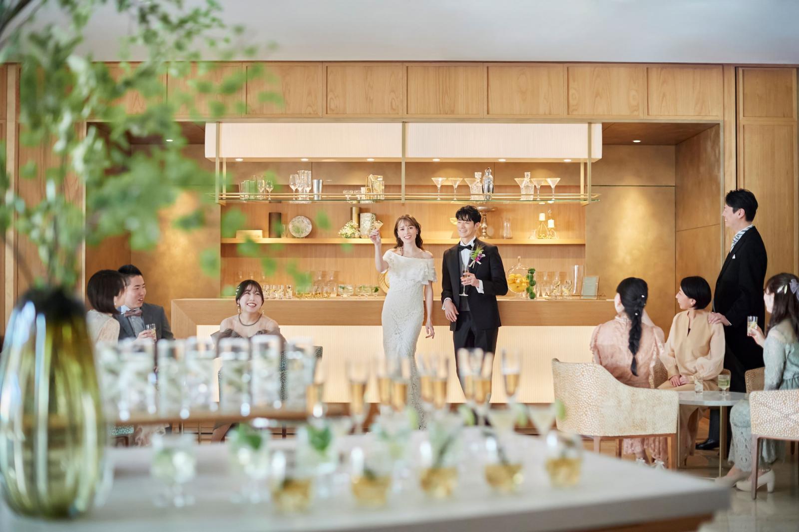 多彩なイメージの6会場はすべてワンフロア貸切。上質な空間でおもてなしウエディングを叶えられる好評。