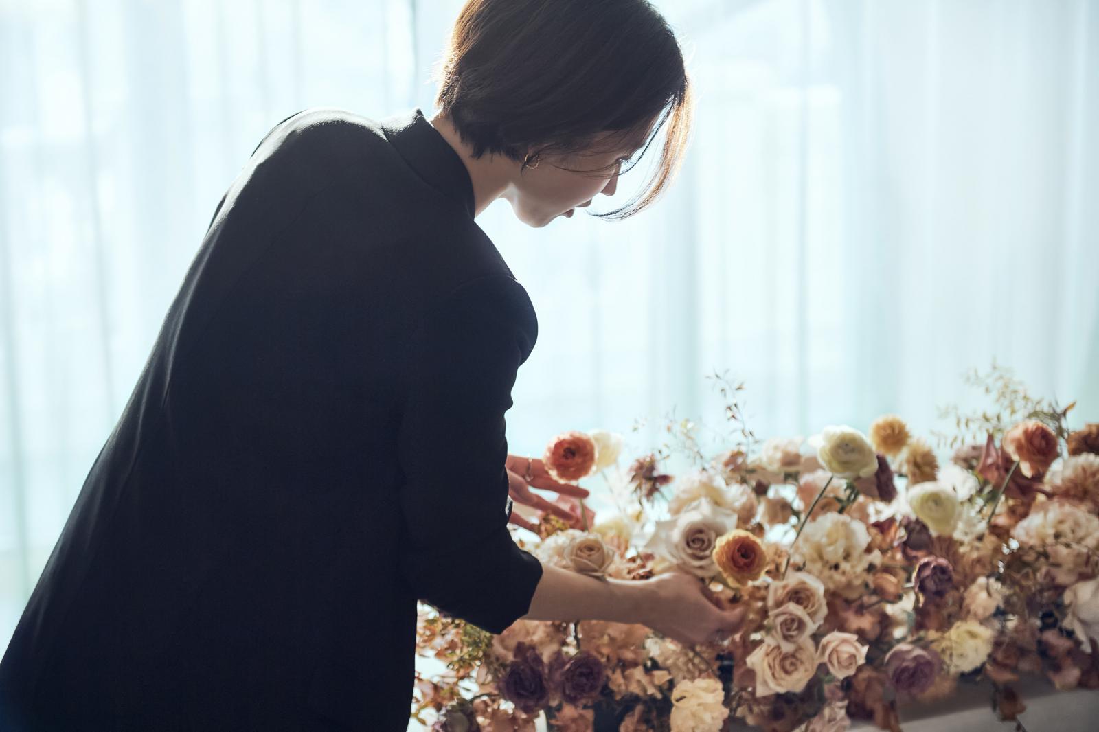 ワンランク上の上品なコーディネートはフローリストと連携をしてご提案