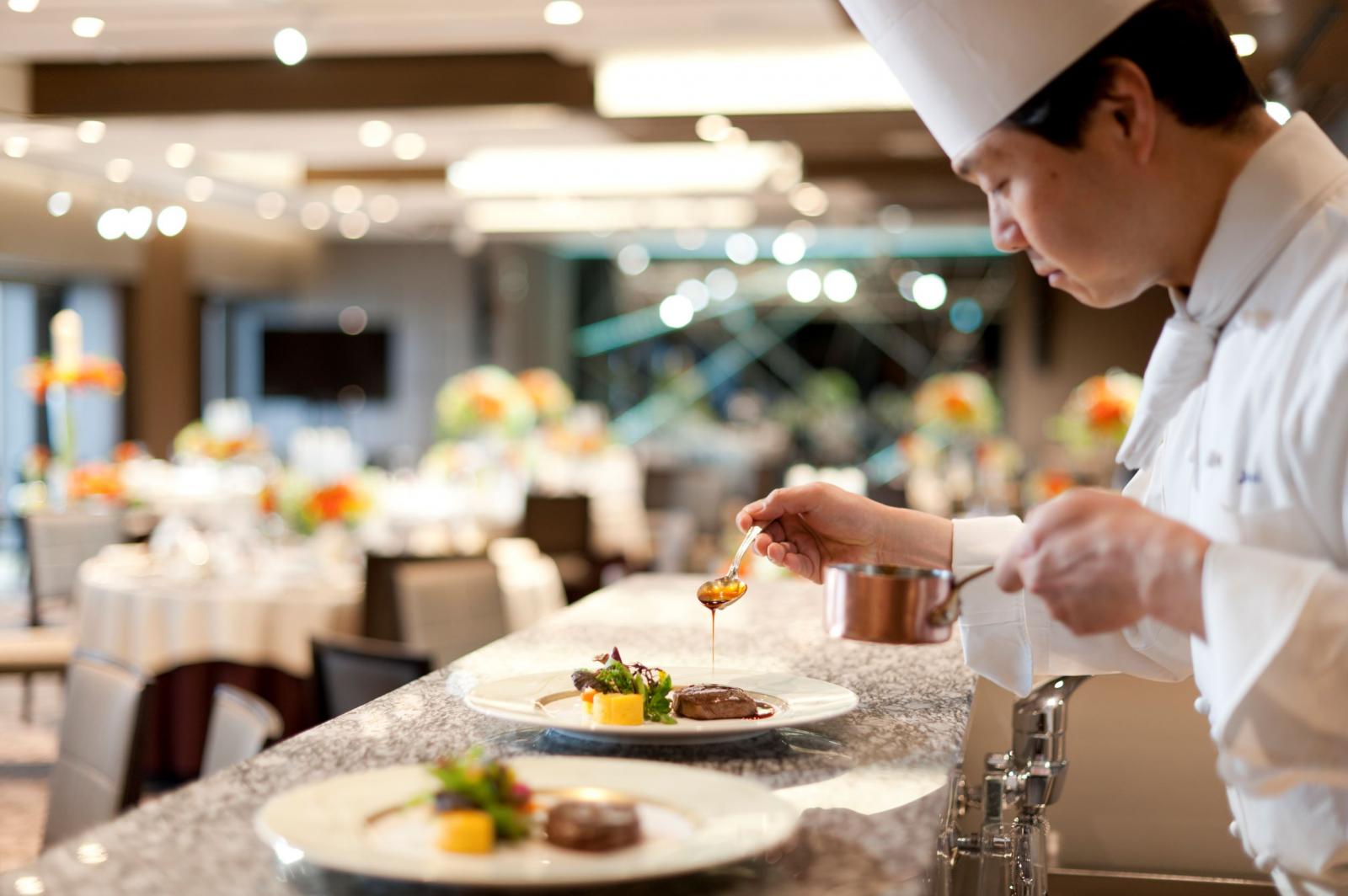 オープンキッチンがあるのもゲストに喜んでもらえるポイントの一つ