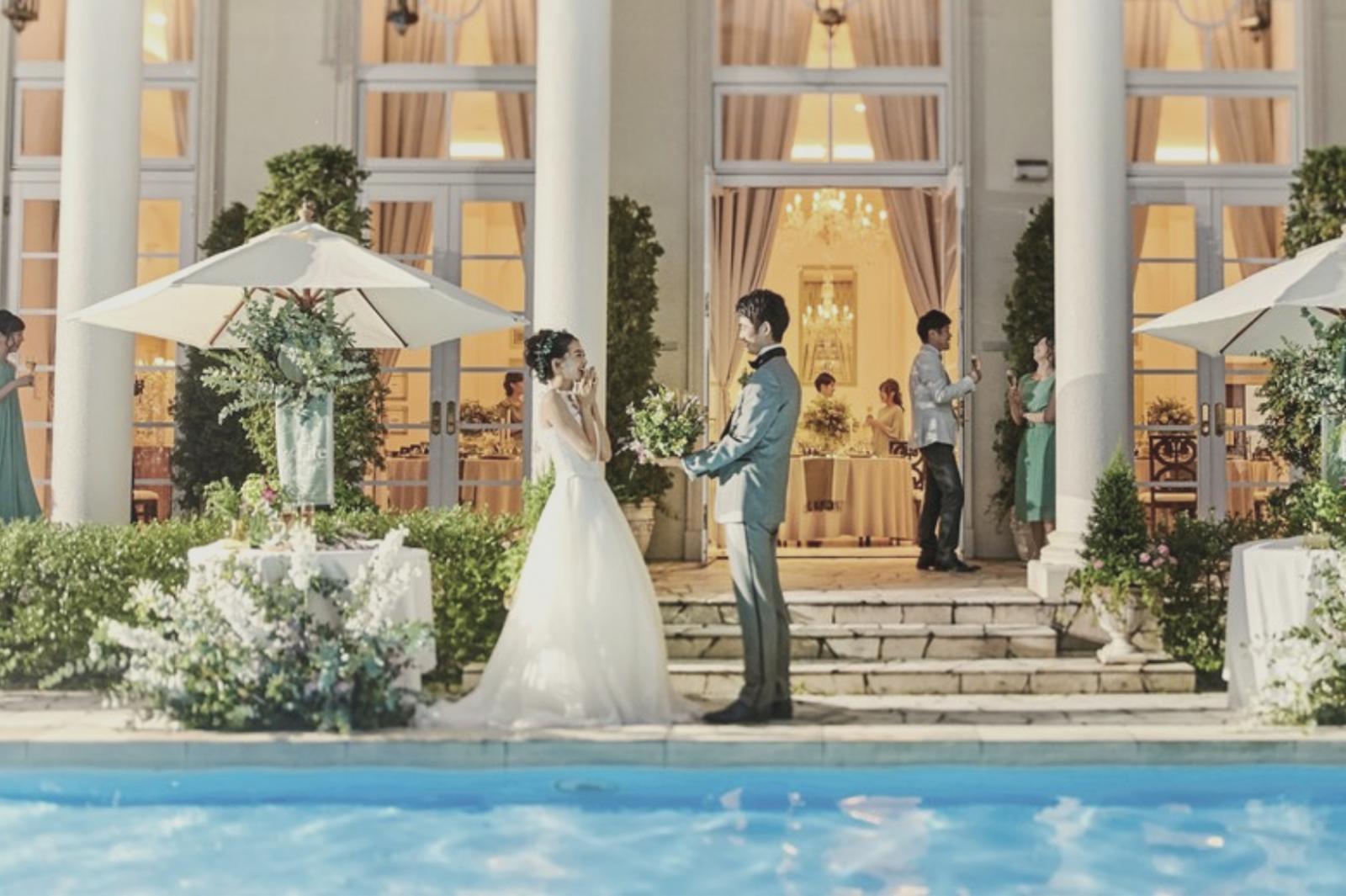 結婚式　バブルガン 和風結婚式｜BIANCARA HILLSIDE TERRACE（ビアンカーラ