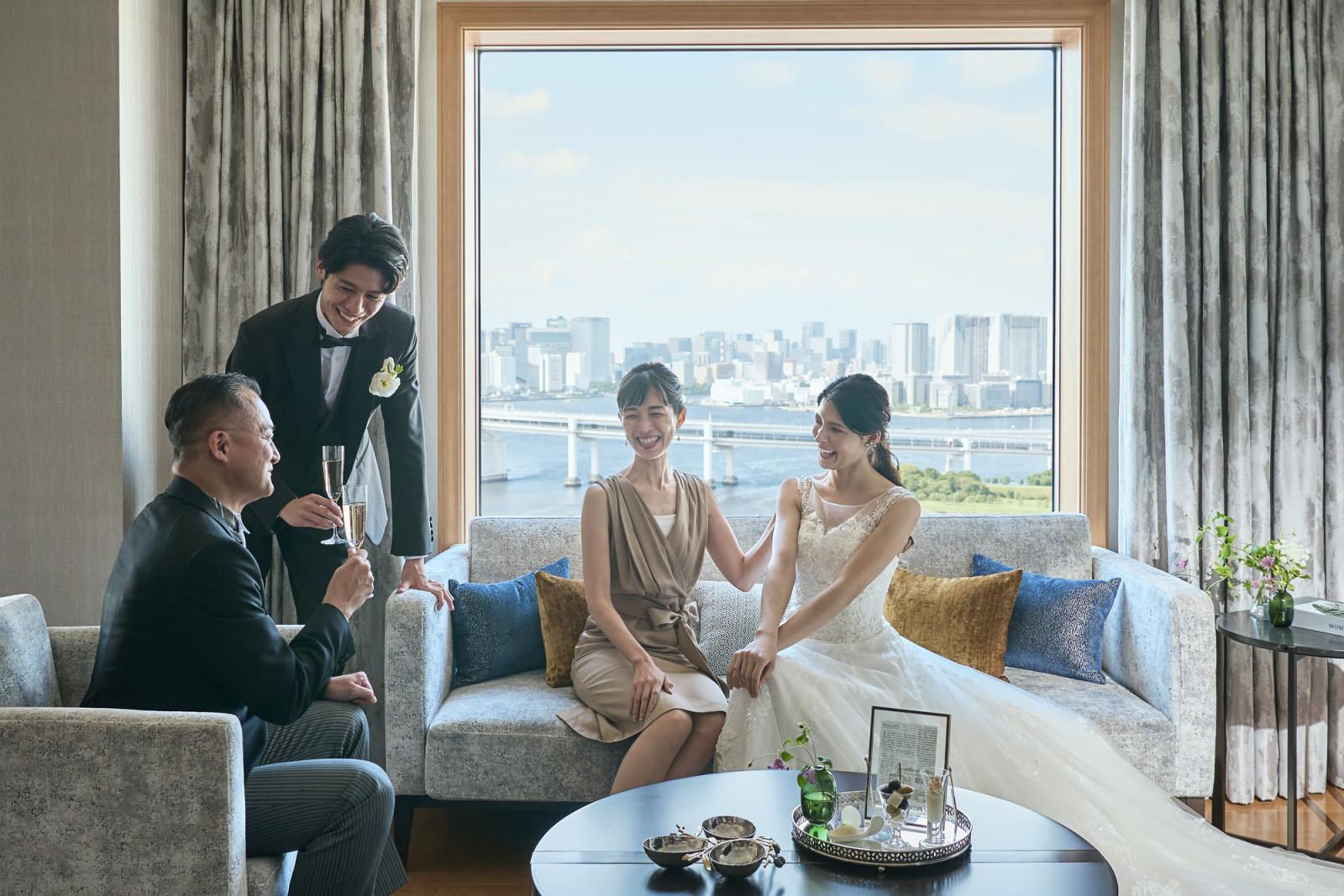 ソファでゆっくり団らんができて、より会話も弾みます。