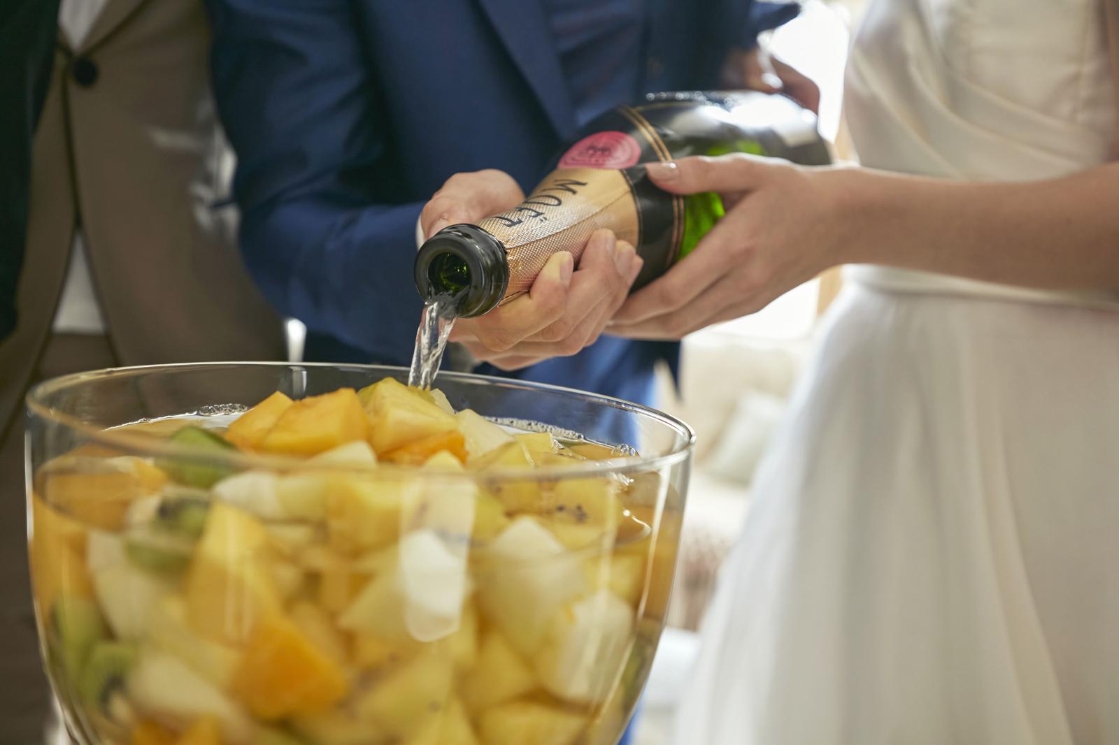 クラレットパンチもビタミンカラーで爽やかに