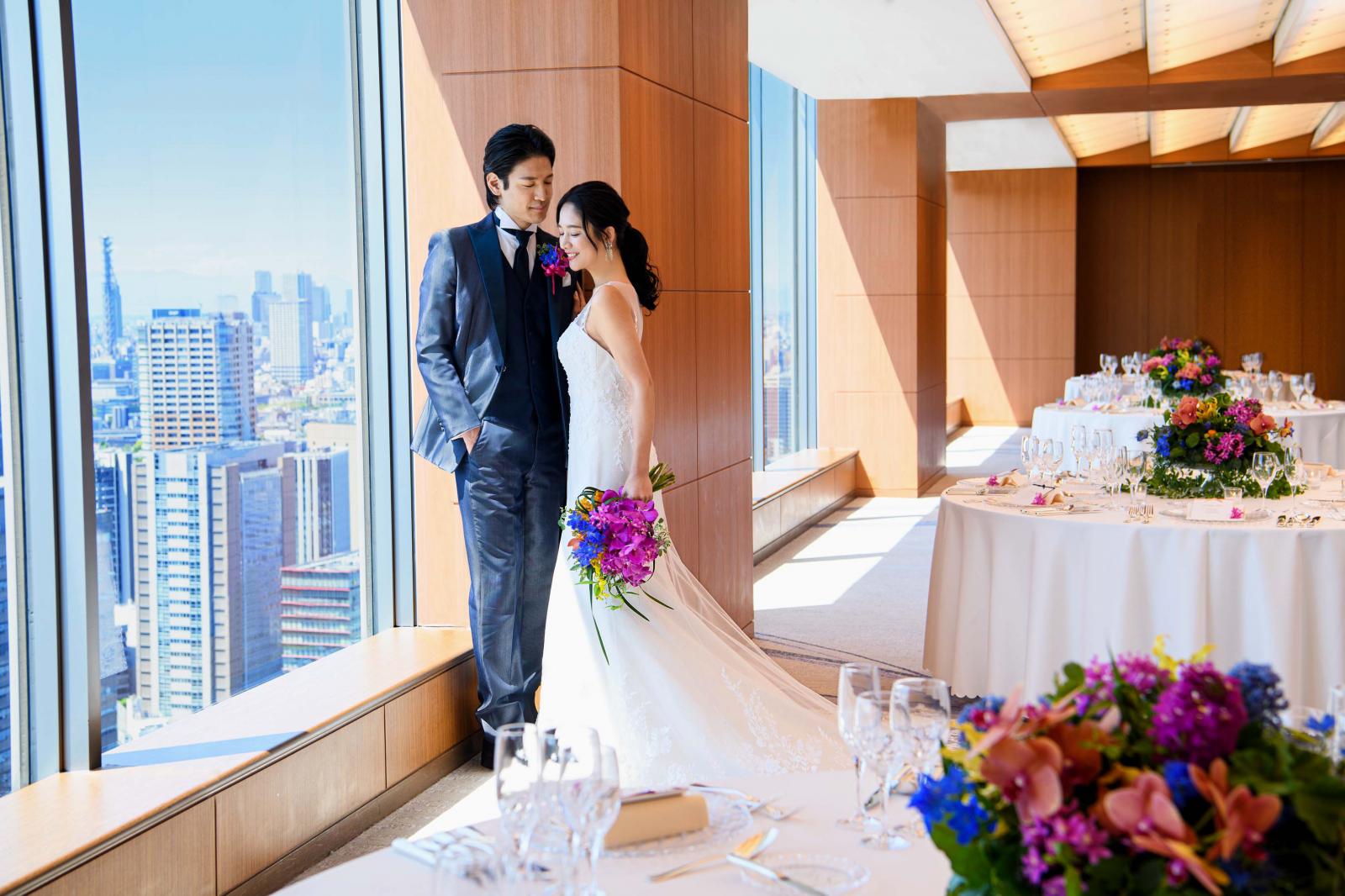 都心のパノラマビューを一望できるのは、この付近で最高層を誇る東京ドームホテルならでは