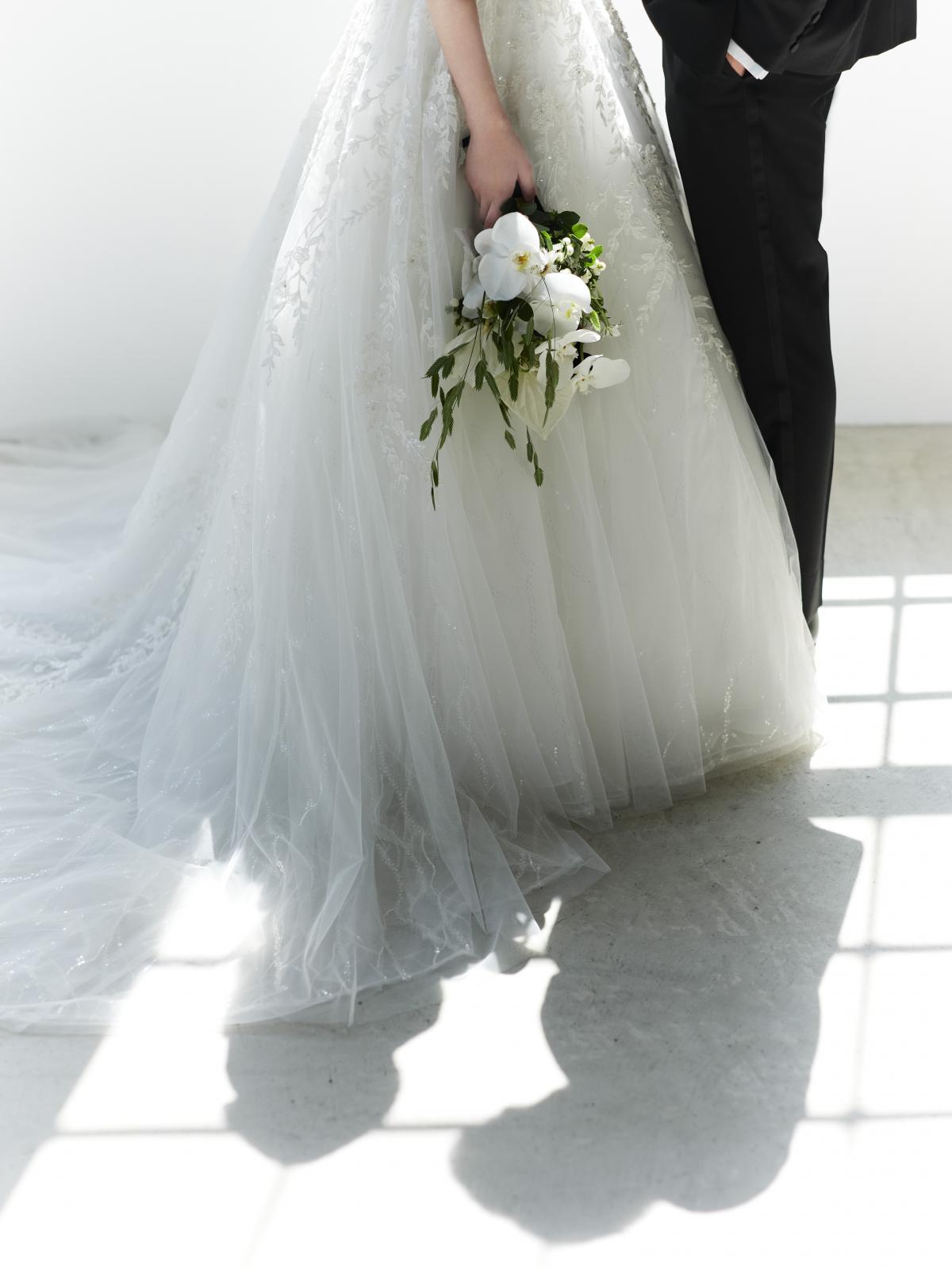 結婚式の打ち合わせで必ずカラー診断を実施。最も似合うドレスライン・ヘアスタイル・メイクをプロが提案