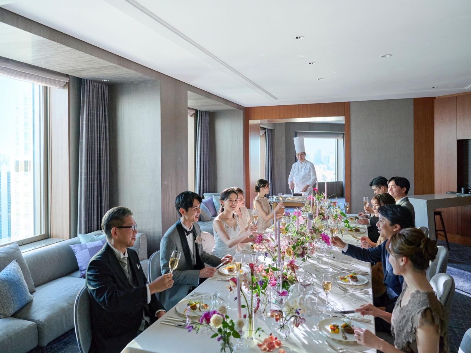 ホテルが誇る、最高級スイートルーム＋お食事会がセットになった特別プランが登場。ホテルだからこそ実現できる、特別な家族との時間を楽しんで