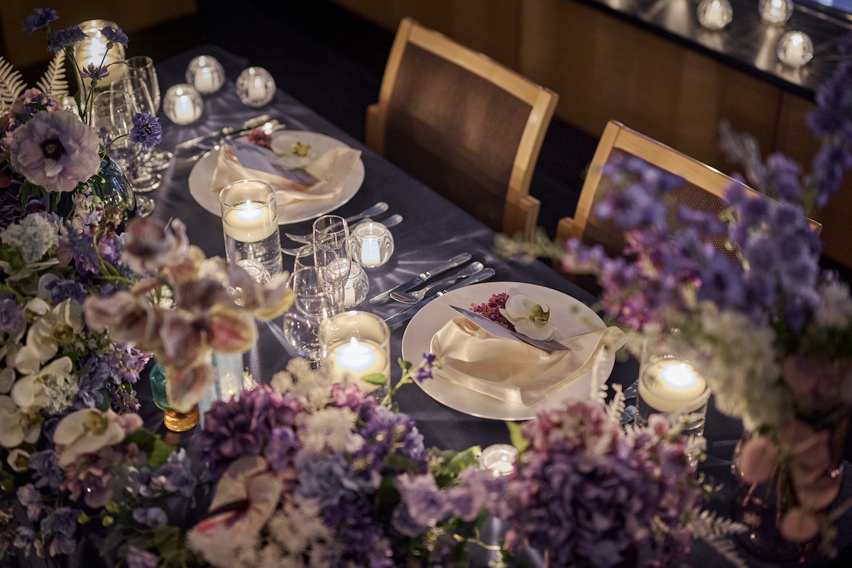 専属のフローリストがおふたりの想いを形にしてくれる