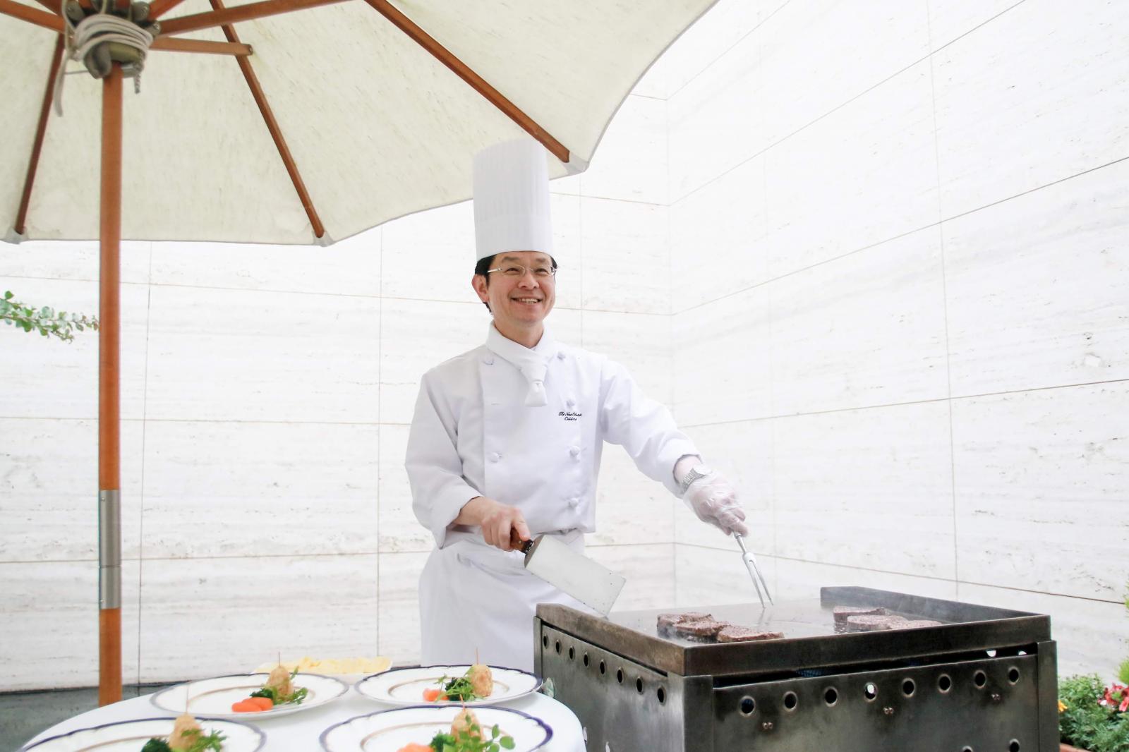 専属シェフが気軽に相談にのってくれる。食の贅沢でゲストをもてなしたい方におススメの会場です！