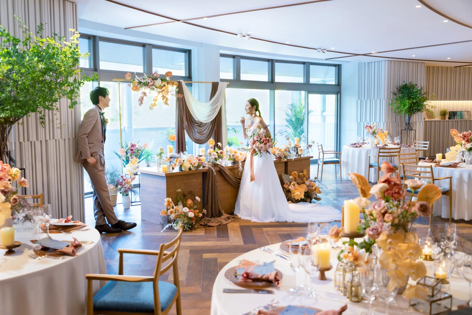 アットホーム感を感じられる考え抜かれた会場設計