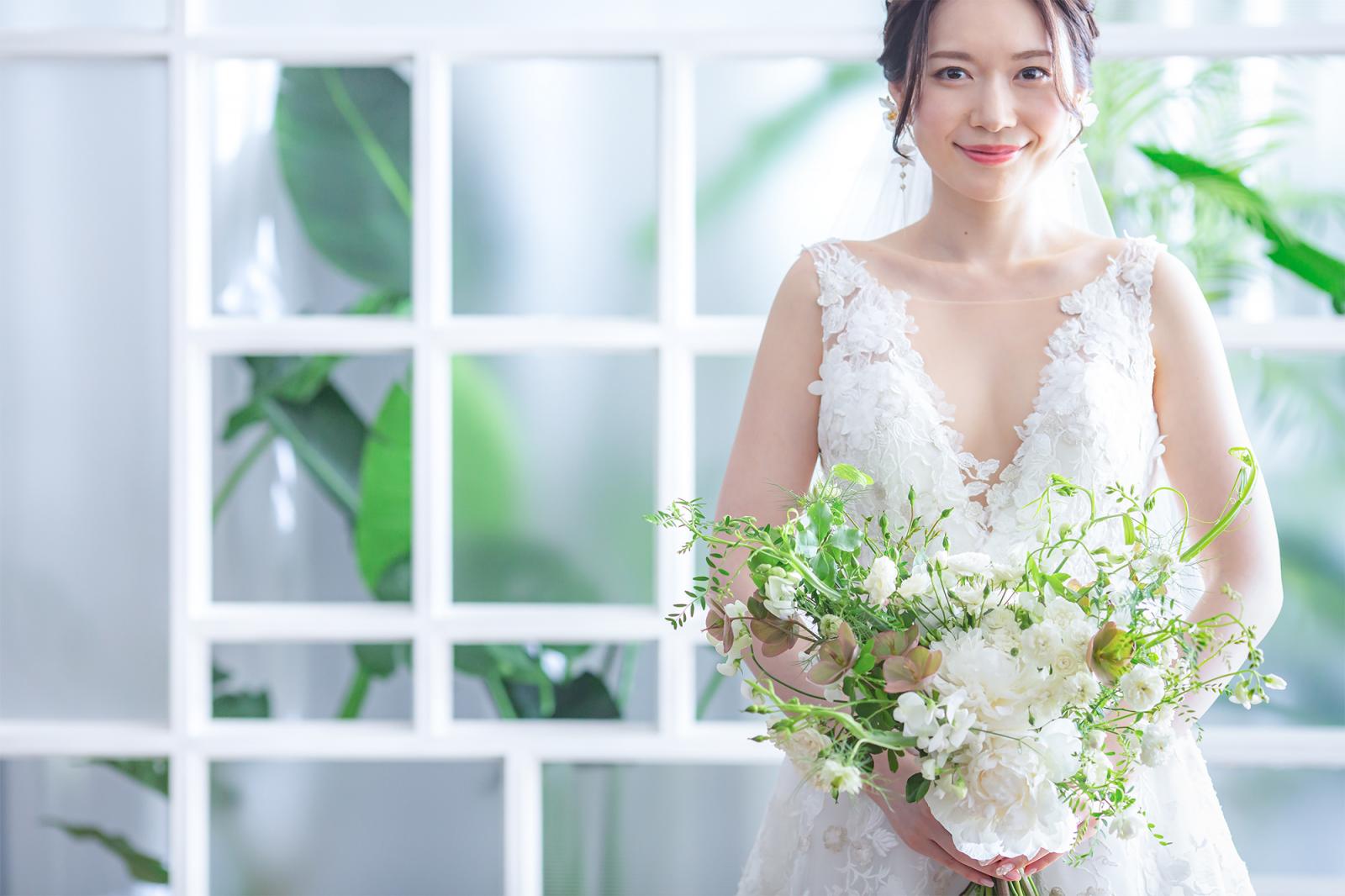 おふたりのイメージを何よりも大切にしながら細やかに考慮して 特別な日にふさわしいコーディネート