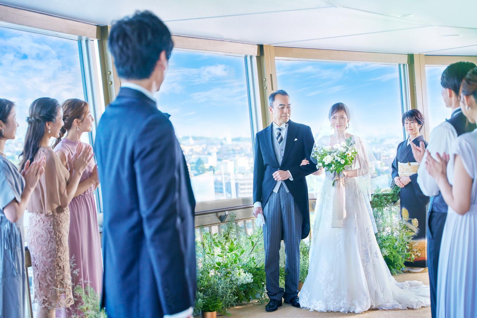 横浜の魅力が詰まった景観　ここだけで叶う特別な挙式