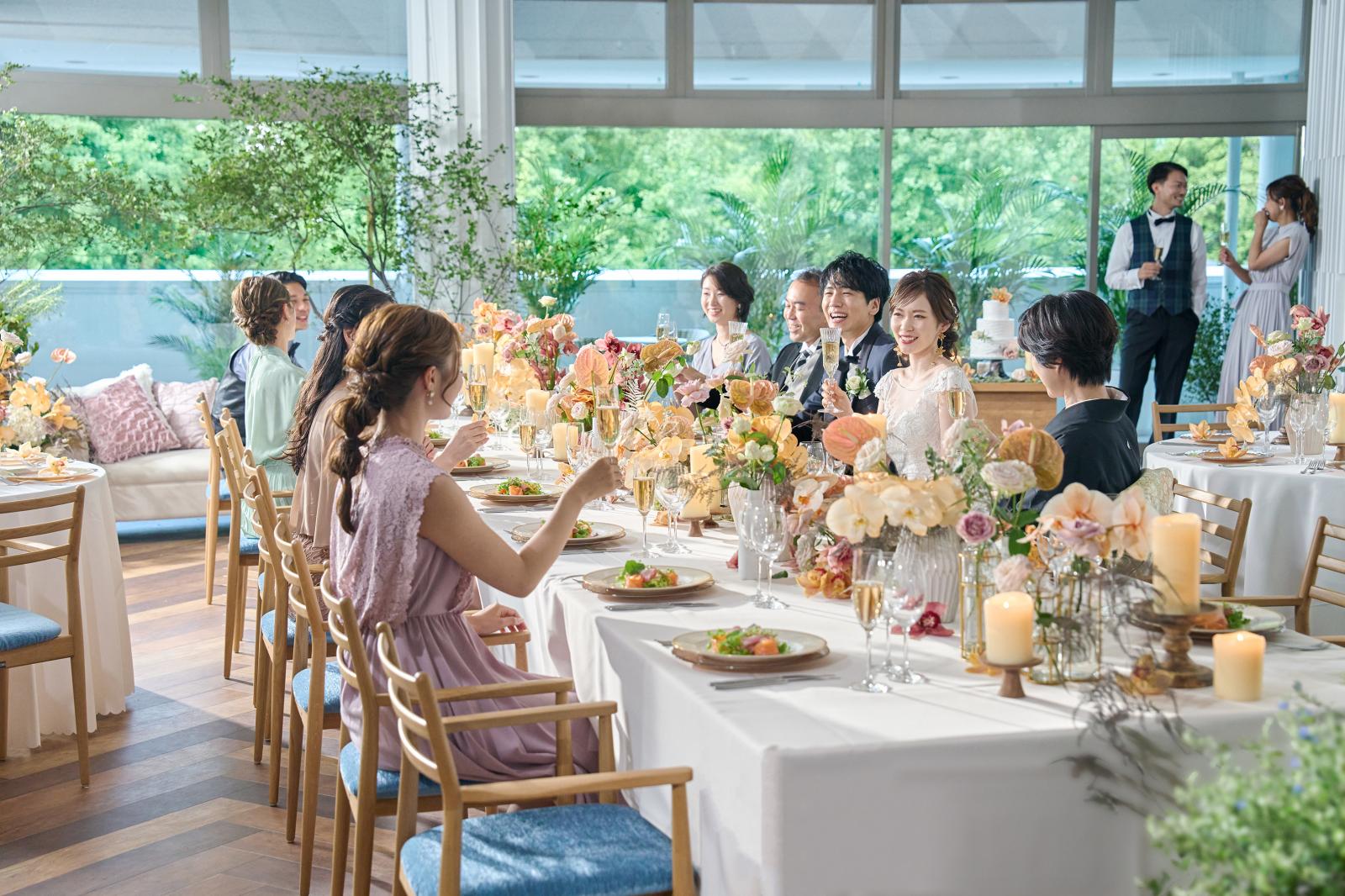 お皿の上も華やかに　五感で楽しむ料理がおふたりのハレの日を一段と鮮やかにしてくれる