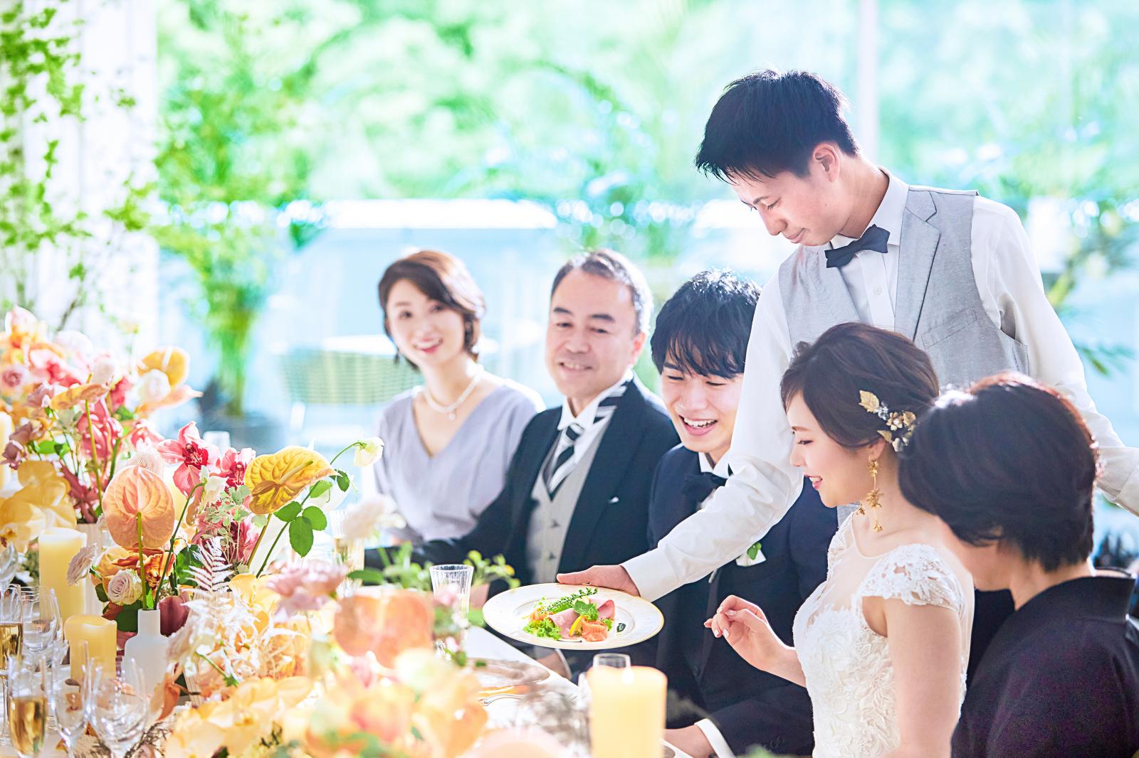 【フルオーダー料理】おふたりだからこそできあがる世界でひとつだけのフルコース料理でゲストをおもてなし