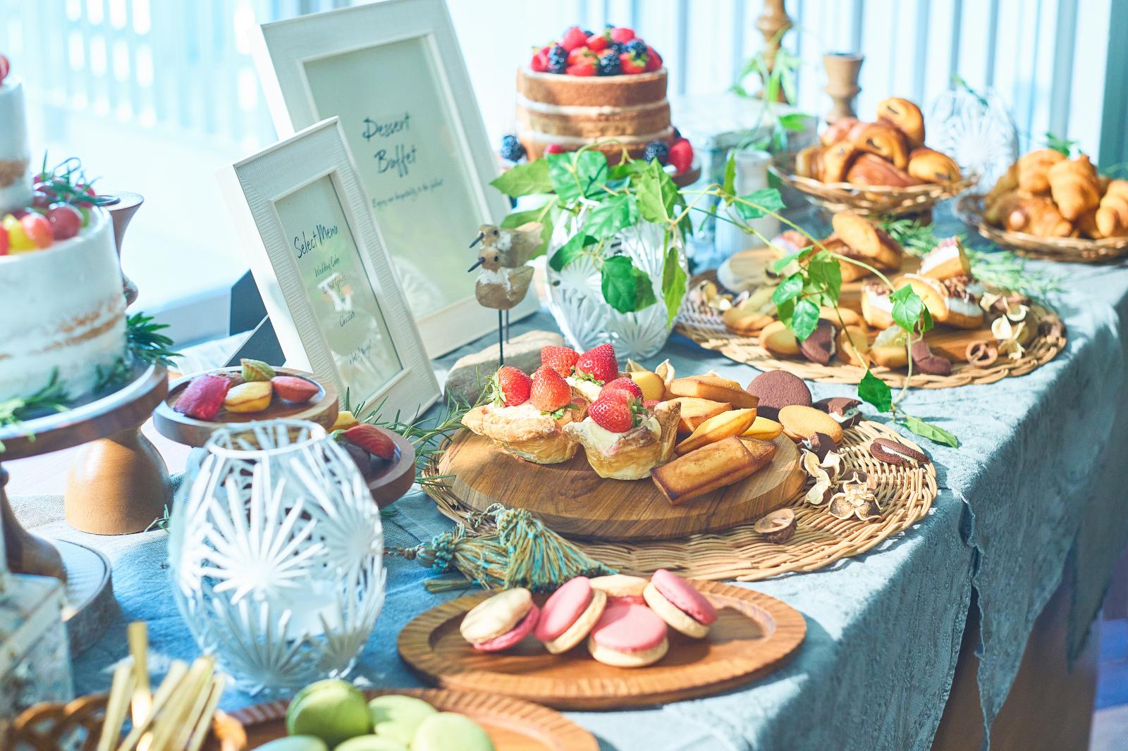 デザートビュッフェでパーティをより華やかに演出