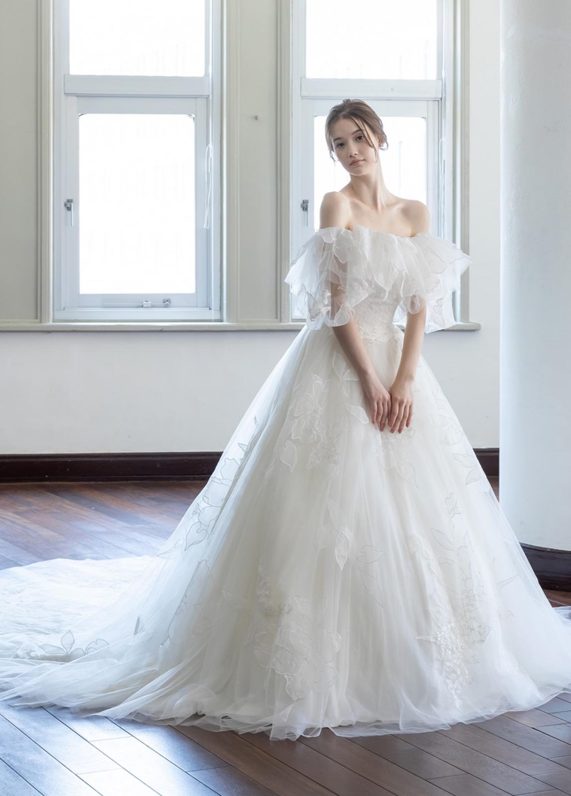 長い歴史の中で培われた高品質ウエディングドレス