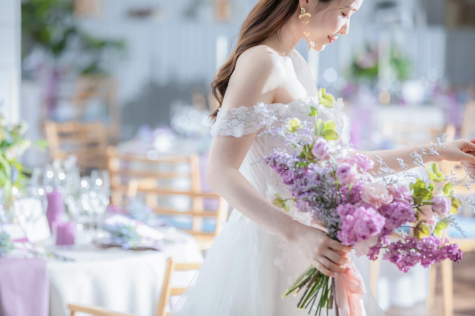 細部までこだわって　理想の花嫁に