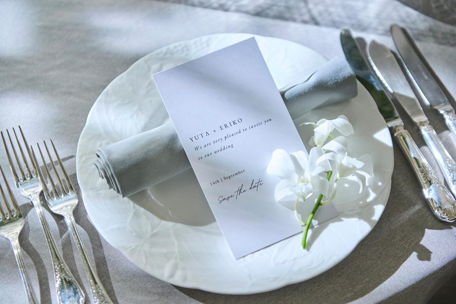 細かな箇所までこだわって、ゲストをおもてなしする空間をふたりらしく彩って