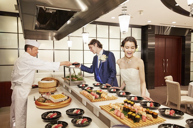 「　お寿司Bar　」寿司職人による握りたてのお寿司で特上のおもてなしを！