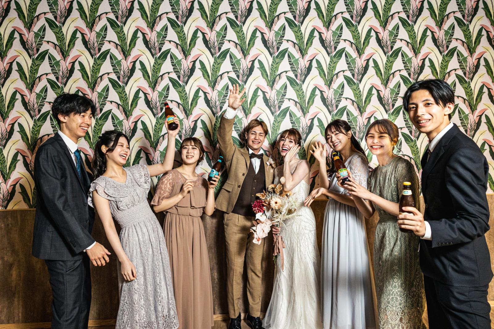ゲストと一緒に集合写真。この時しか撮ることができない特別ショットを残しませんか？
