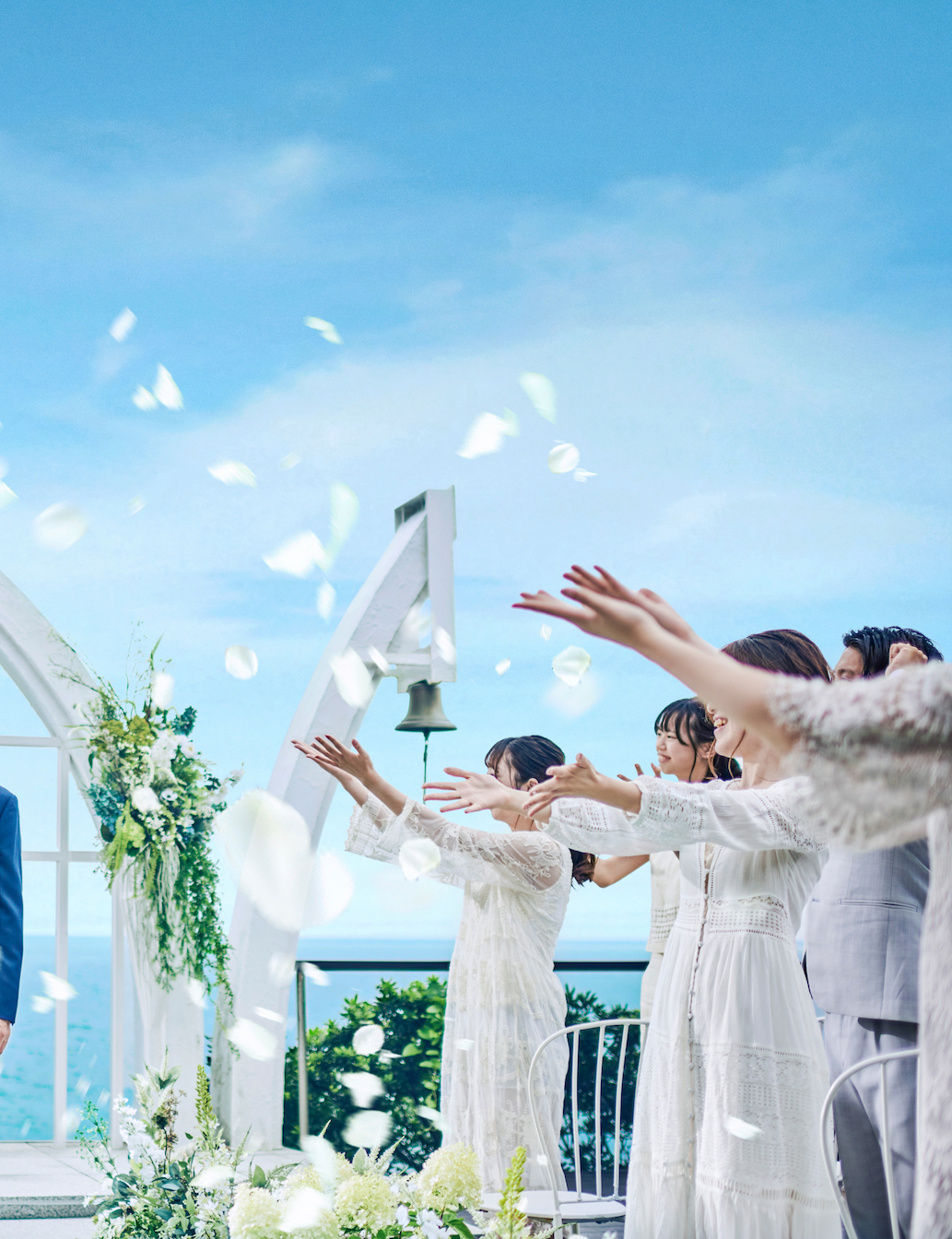 清らかな空間にゲストからの温かな祝福があふれる