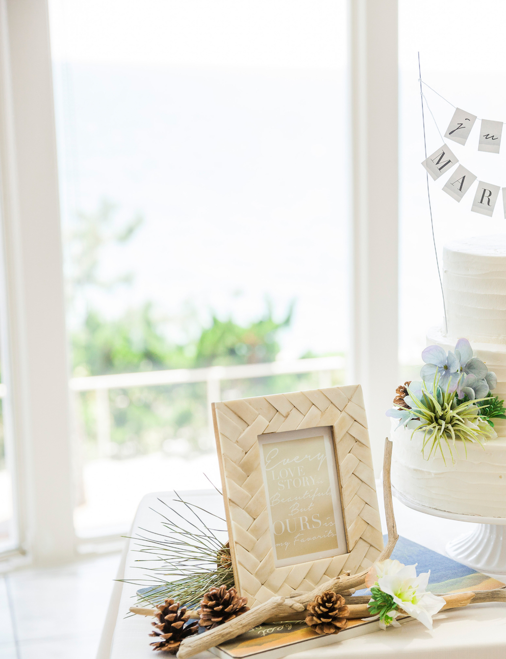 開放的なウェディングホールに