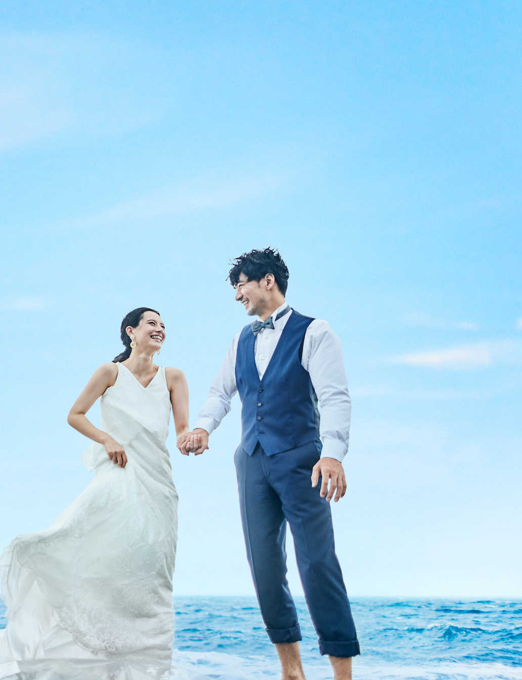 ふたりの門出を祝福する