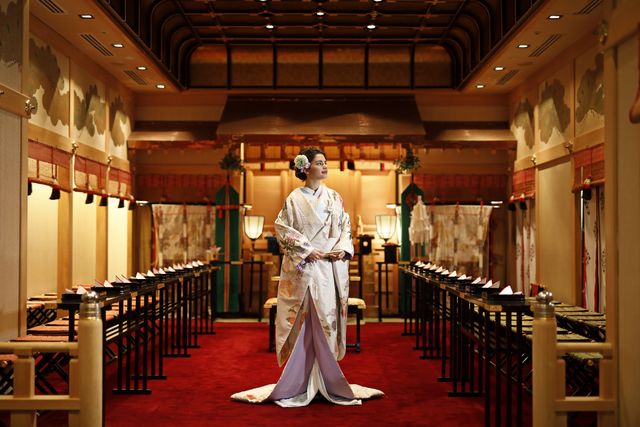 伊勢神宮より御霊を授かった日本の伝統美が息づく神殿（館内）