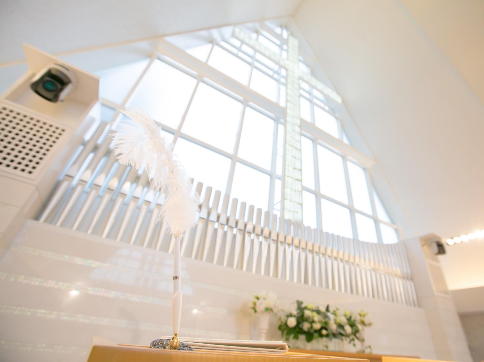 しっかりと指輪交換も！