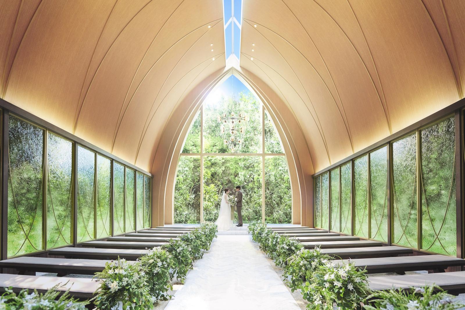 ＜22年リニューアル！森のチャペル＞ヴィクトリアハウスは「森」がコンセプトのチャペルに