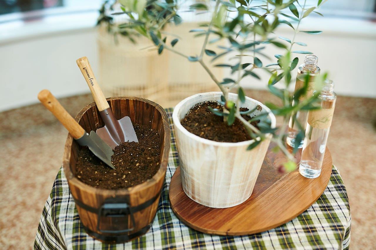 植樹セレモニーで利用するグッズはお好みのものをお持込いただいてもOKです♪