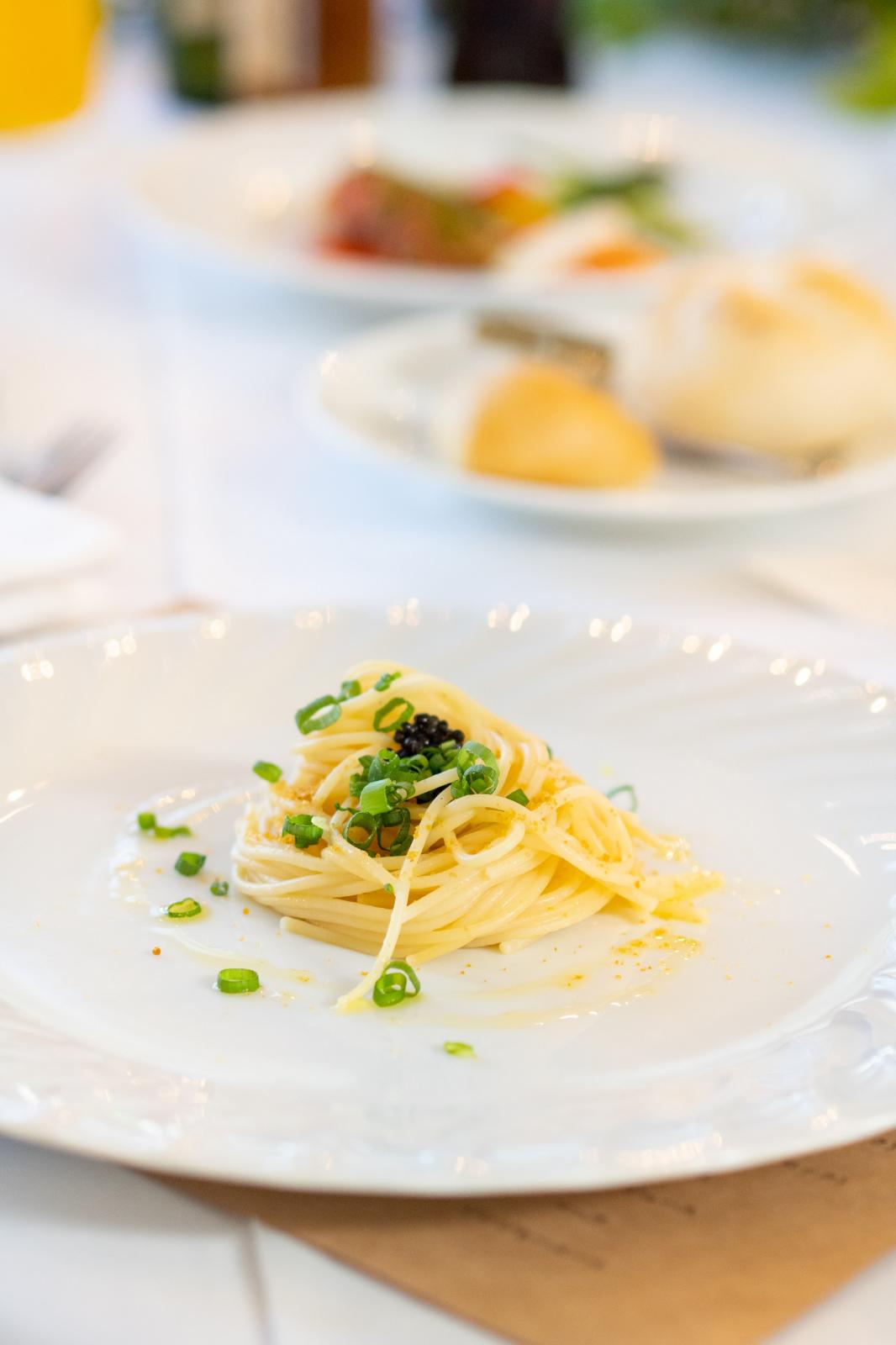 シチリア産からすみとキャビアの 冷製スパゲッティ