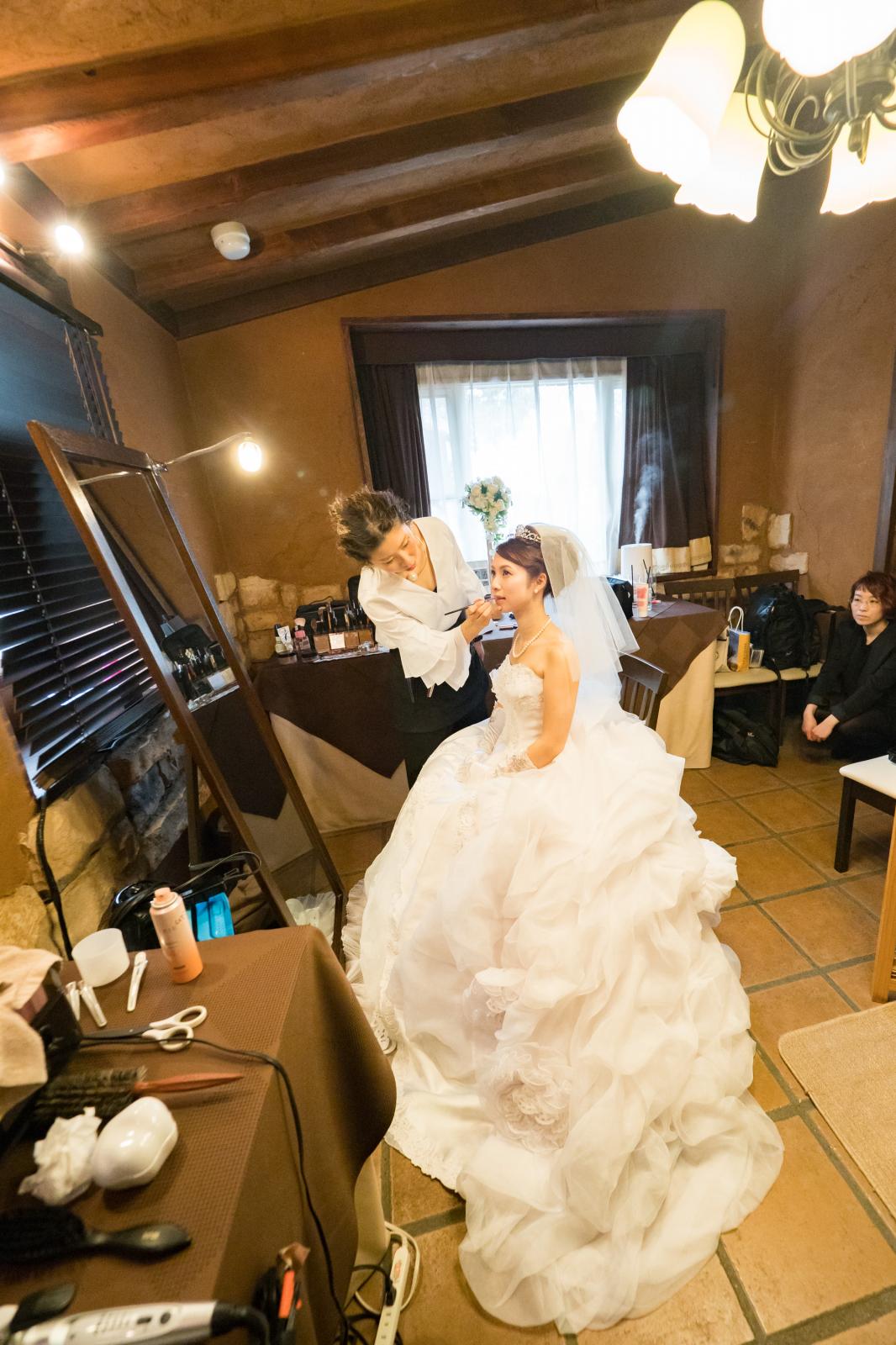 ブライズルームも完備