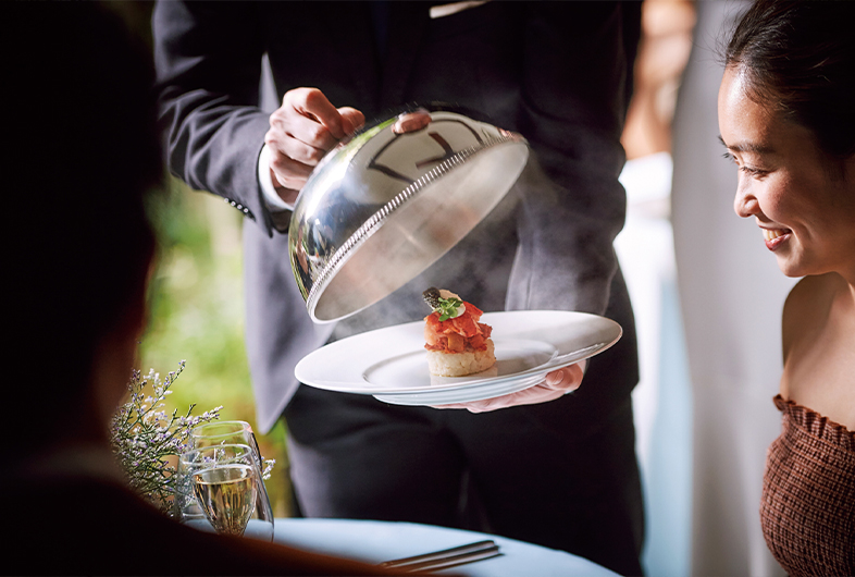 五感でおもてなしを体感できる一皿