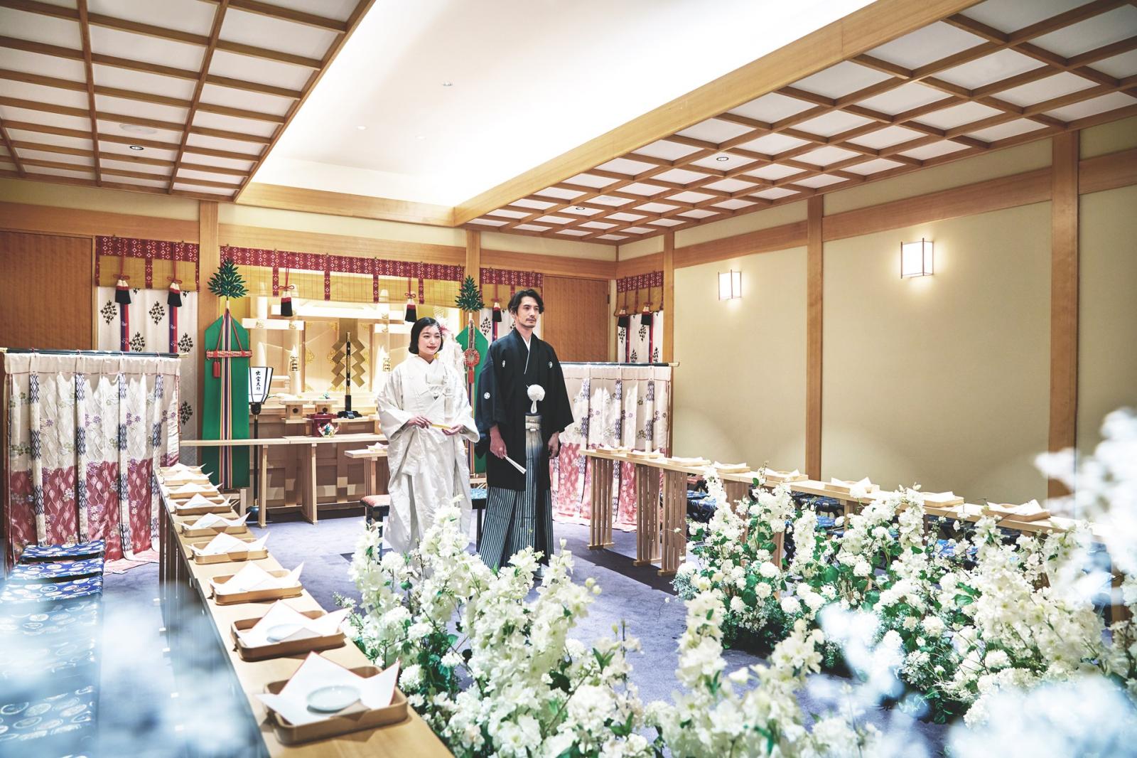 出雲大社の分社が残る県内唯一の神殿