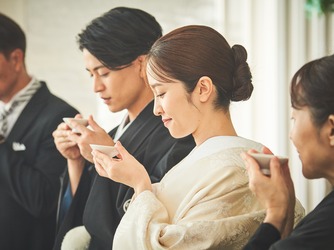 人前式では和装に合わせた演出をご提案いたします