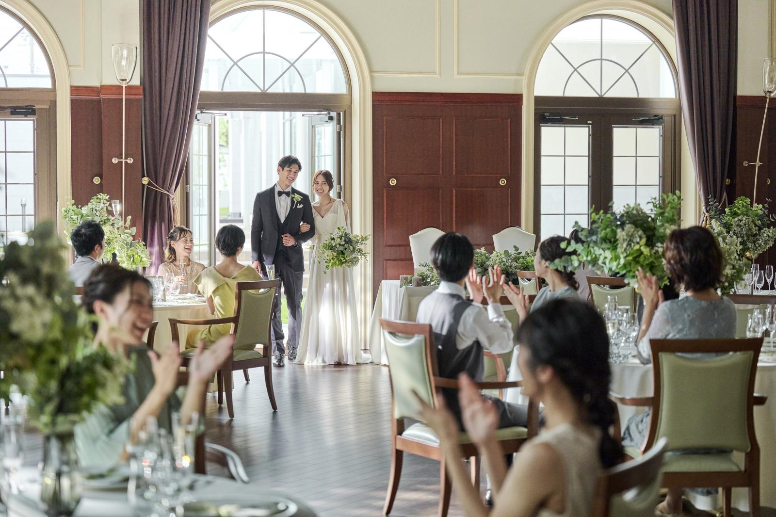 ガーデンからのサプライズ入場も可能