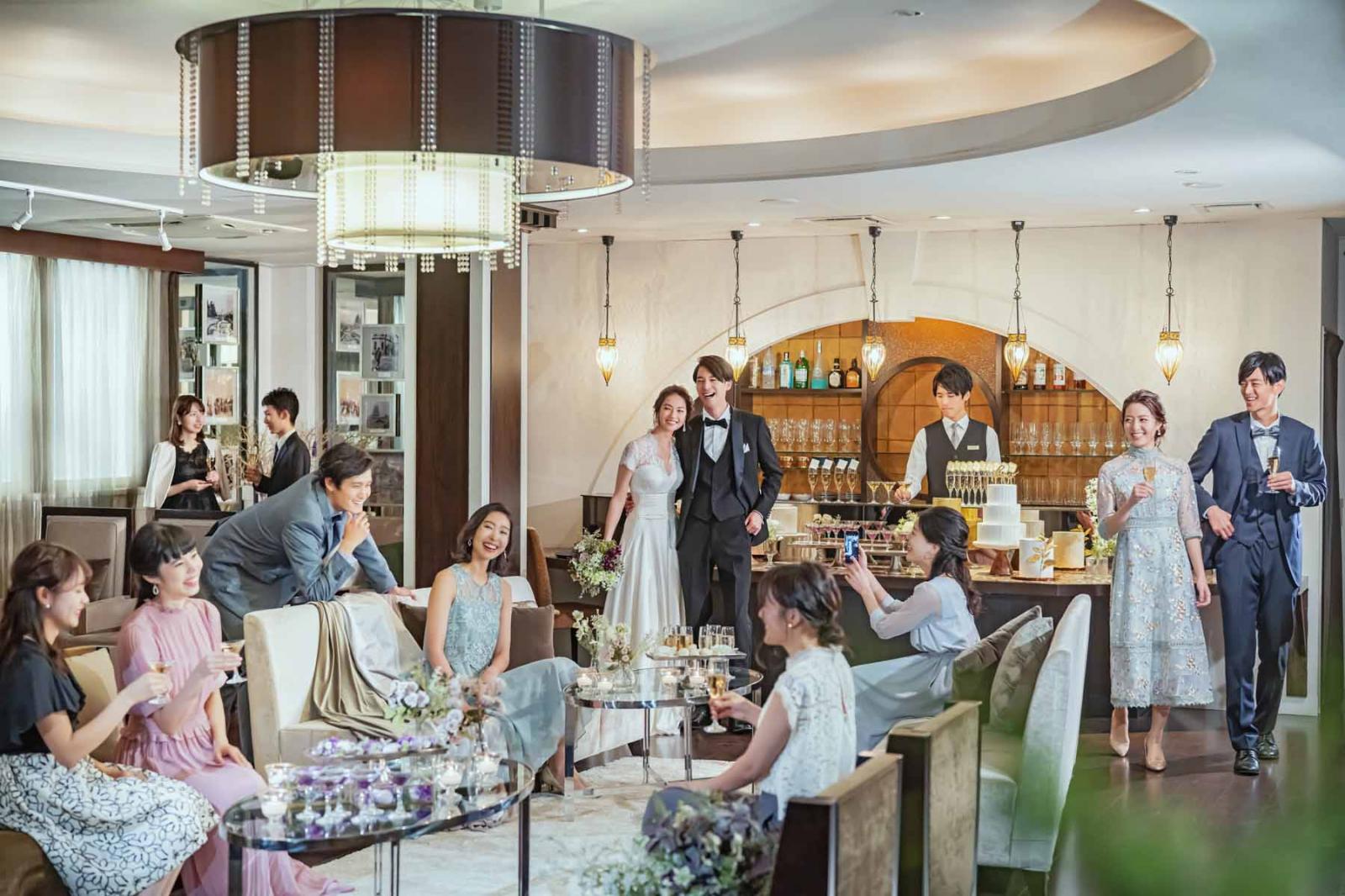 ゲストの待合室となるカフェ『ボアール』