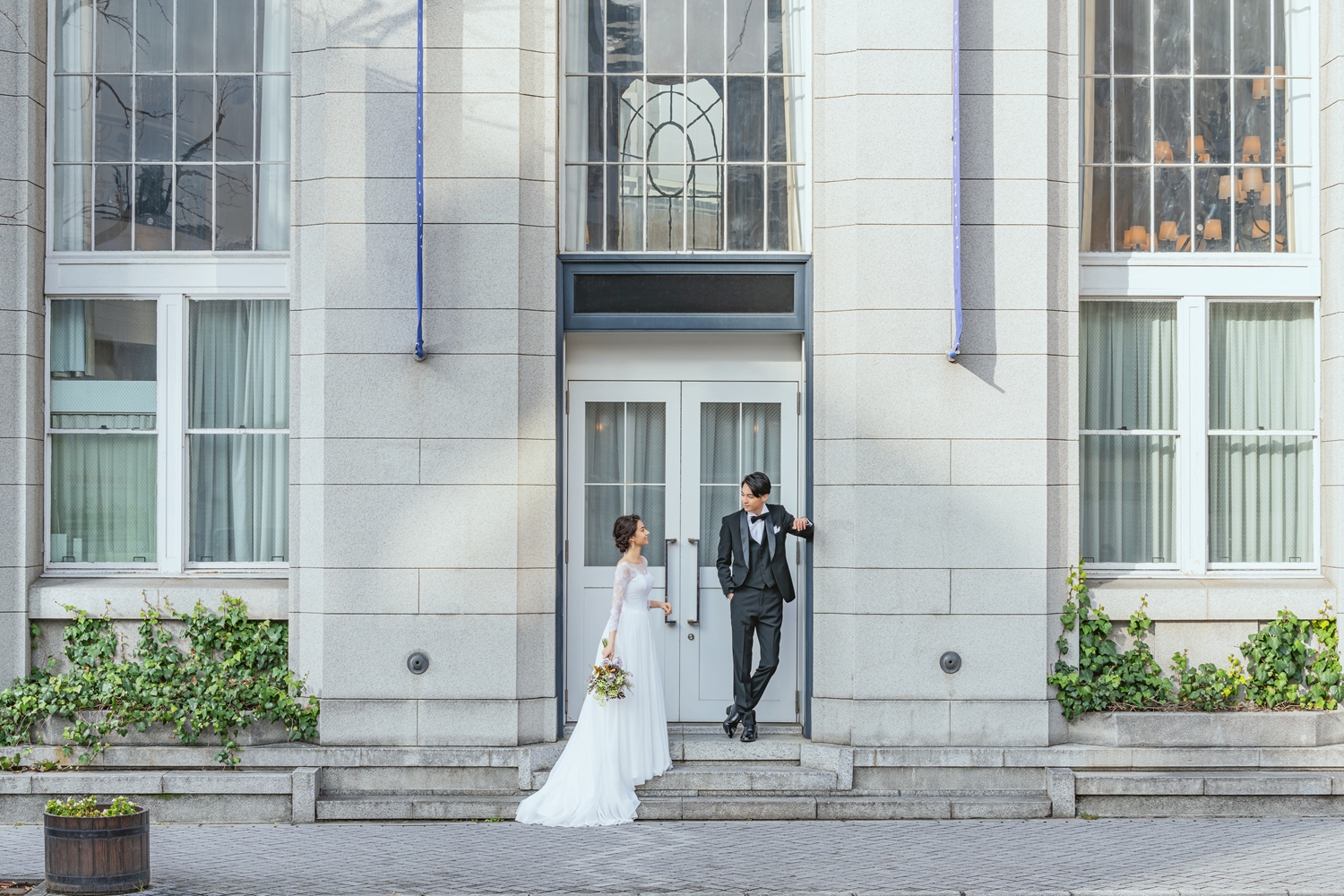 フォトスポットになる素敵な外観