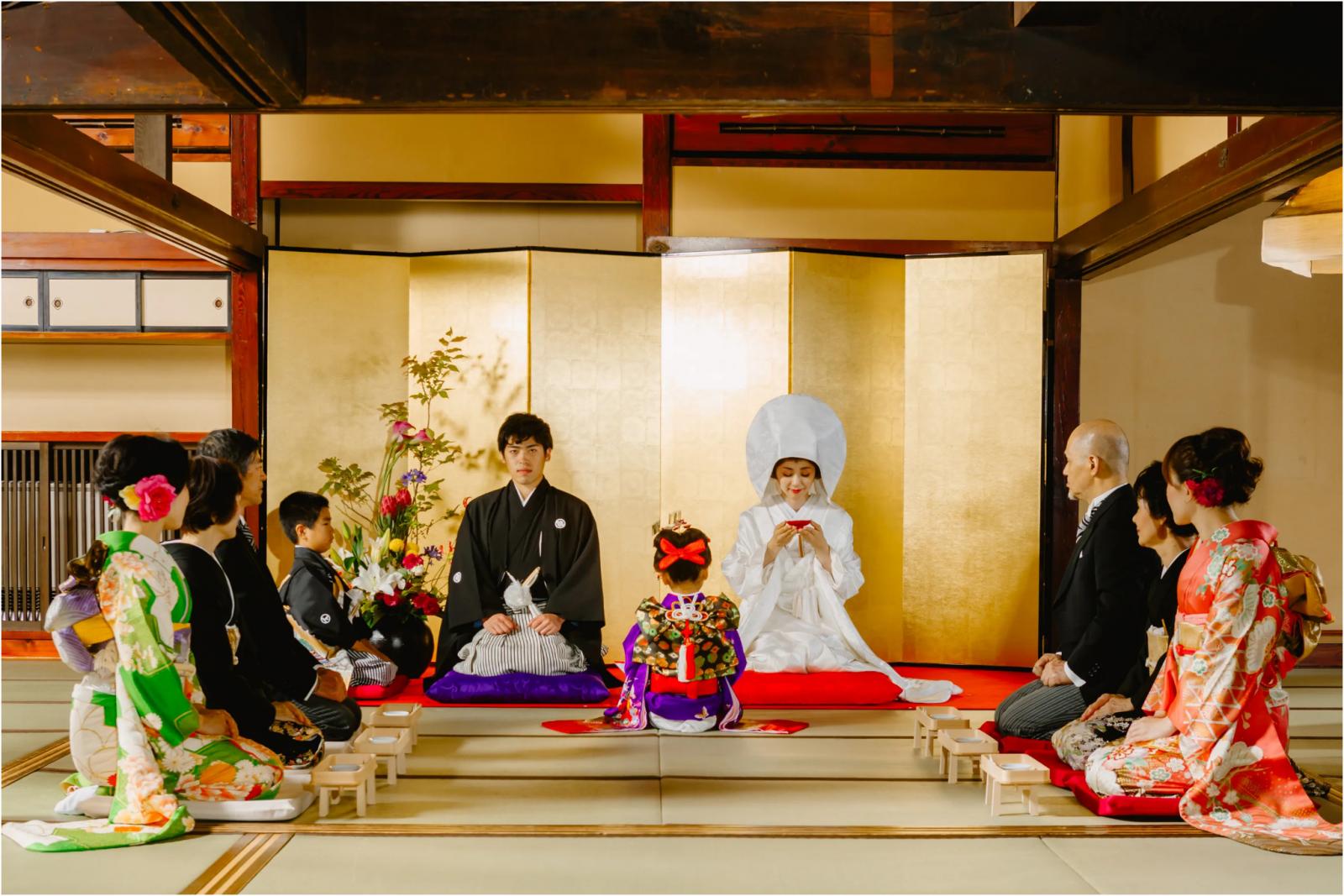 厳粛な中にも、温かみのある結婚式