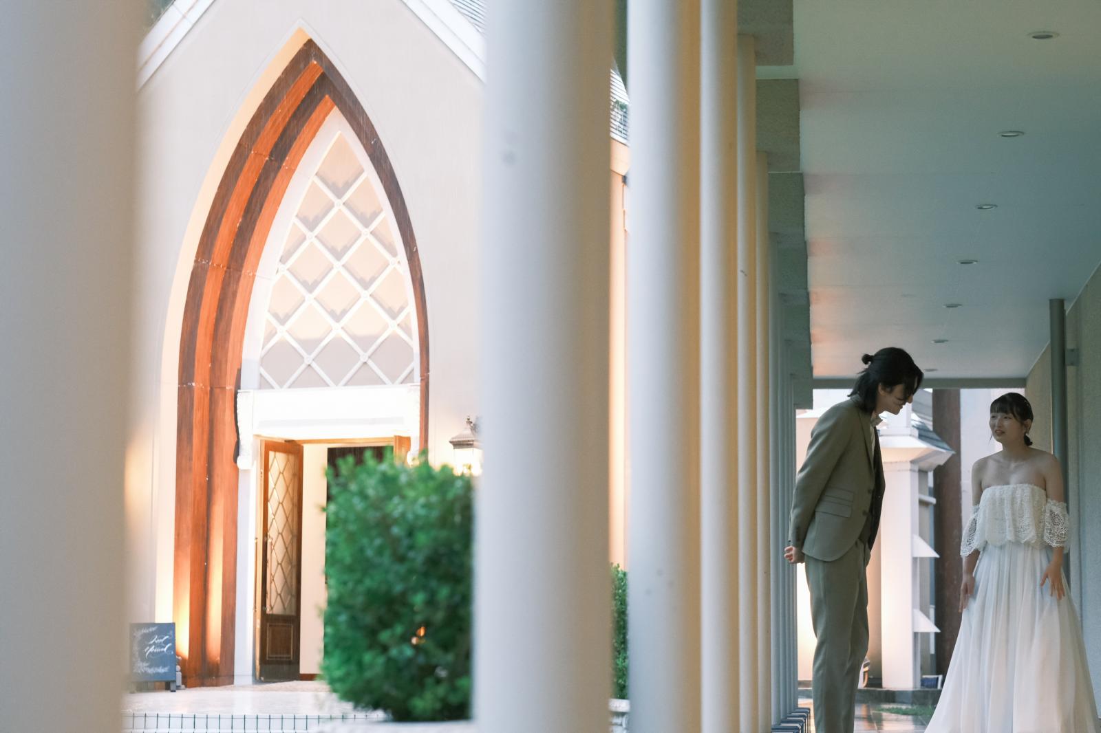 大自然の中のチャペル