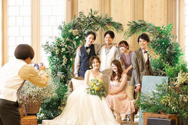 少人数プラン【424,380円／6名】ナチュラル&シンプルな空間でゲストと距離の近いパーティを