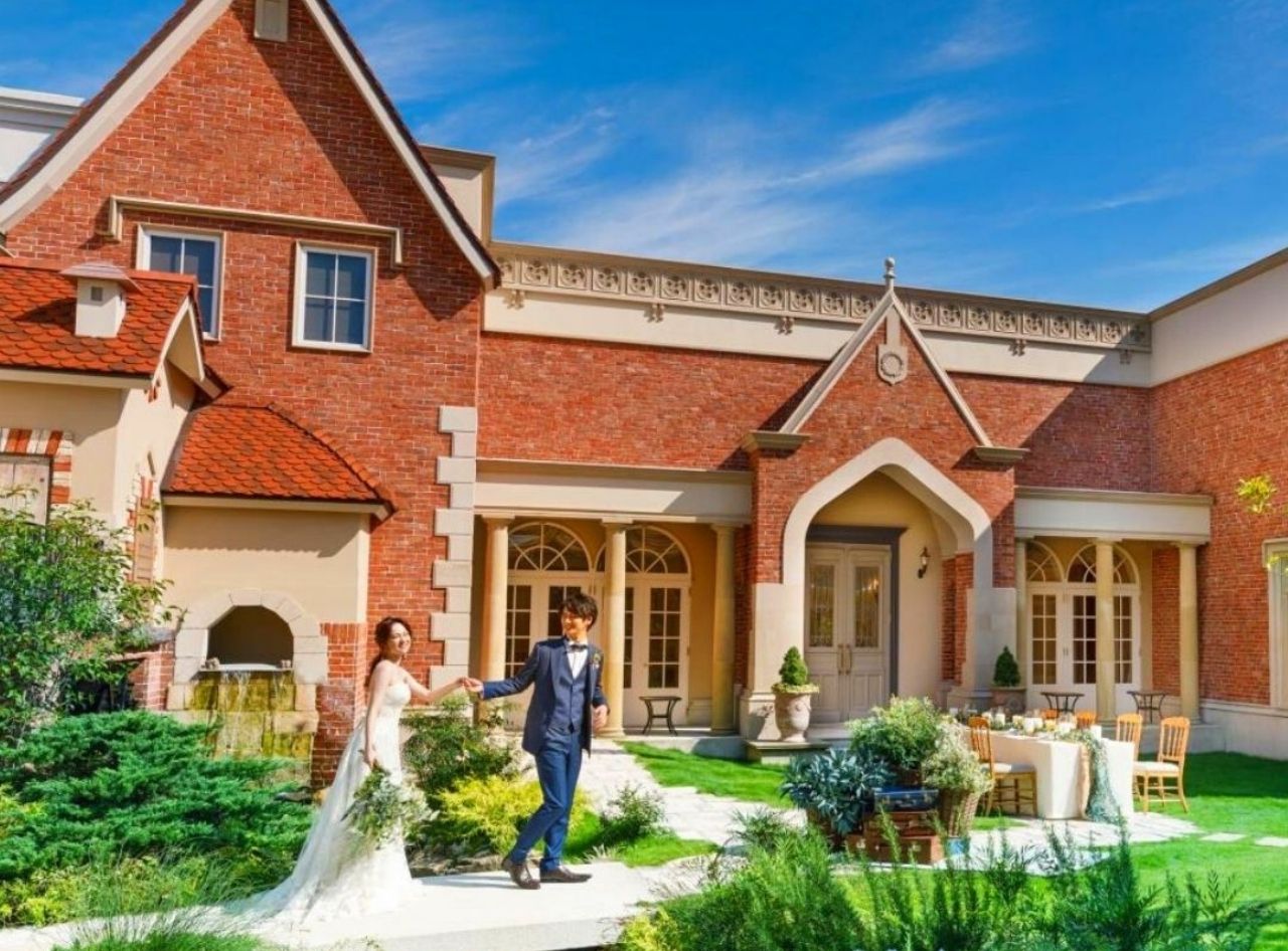 披露宴会場に隣接するガーデン