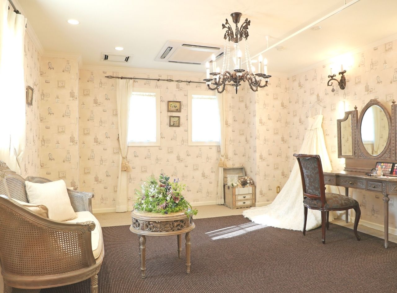 気持ちが高鳴る可愛らしいブライズルーム