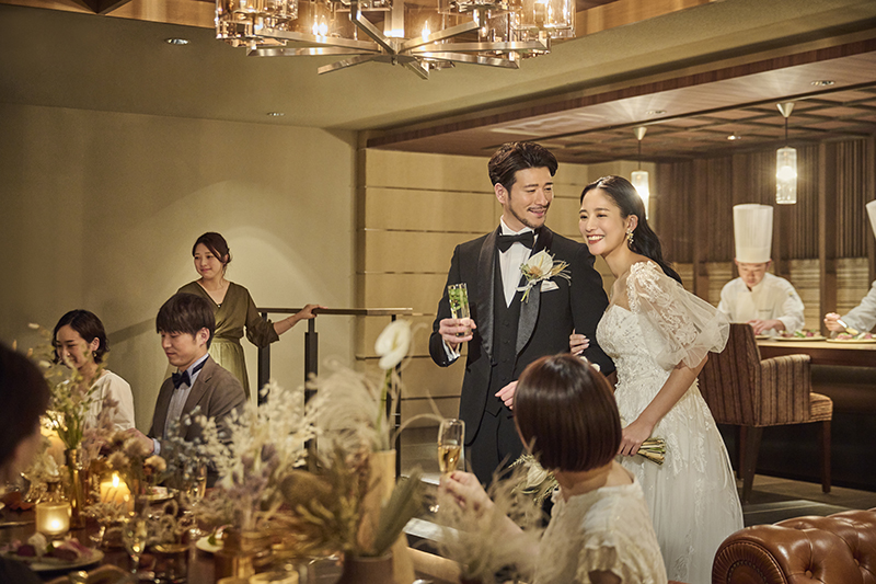 ホームパーティーのような雰囲気で日常の中の特別感を演出することも♪