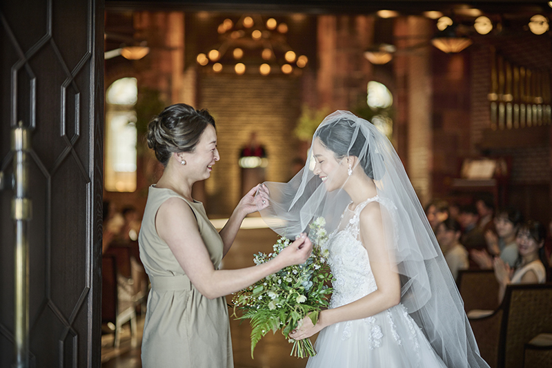 ご両親に晴れ姿を披露し、感謝の気持ちをお伝えいただける「ペアレントタイム」もご用意しております。